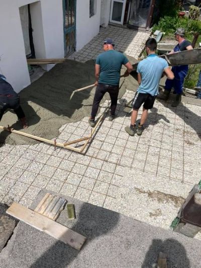 Полагане на бетонена настилка - GS Stroy - Плевен